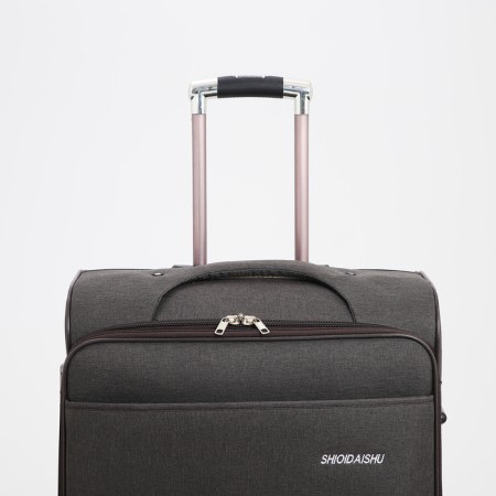 Big suitcase 28 ", a lightning department, code castle, 3 wheels, 2 outer pockets, brown color-5