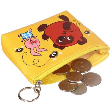 Purse-dryer, leatherette on lightning, 11.5 x 2.5 x 8 cm, Winnie-Pooh-2