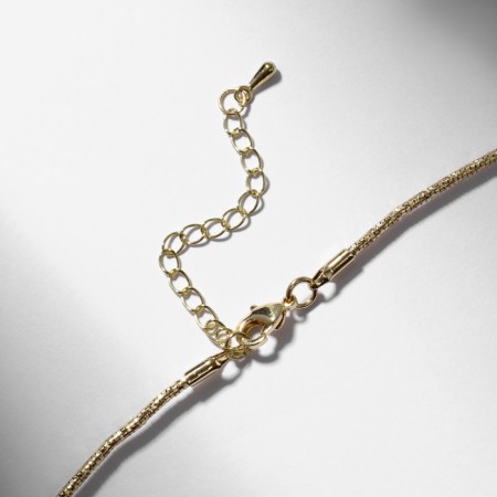 The necklace "pearls" environment, the color is white in gold, 40 cm-1