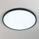 Lamp of the Citilux "BASIC" CL738501V, 60x60x2.5 cm, 1x50W, LED, Black Color Black