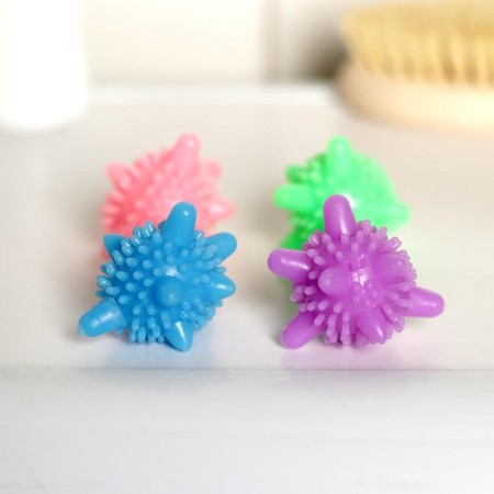Balls for washing linen shade, d = 6 cm, 4 pcs, color mix-6
