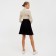 Women's skirt Minaku: Casual Collection Black color, size 48
