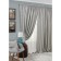 Set of curtains on braid Morze, size 400x270 cm, tulle - 450x270 cm