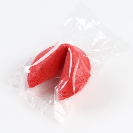 New Year! Cookies with a prediction in the box "Happiness nearby", 1 pc.-2