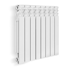 Aluminum radiator OASIS, 500 x 70 mm, 8 sections