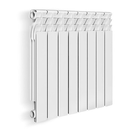 Aluminum radiator OASIS, 500 x 70 mm, 8 sections