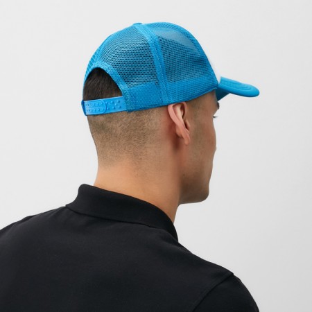 Baseball cap with minaku grid, blue color, size 56-58-4