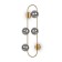 Bra Freya Fr5233WL-04BS1 Inversion, 240x165x720 mm, G9, 4x25W, brass color