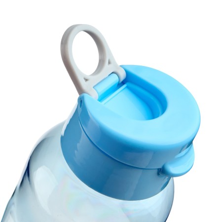 A sporting bottle, 650 ml, Flores, 4.7 x 22 x 7 cm, Blue-4