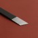 Knife for working with skin, mowed blade, 12.5 × 1 cm, black color