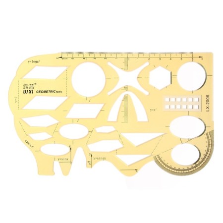 Stencil Plastic Figure Mix in a package-7