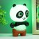 Night Panda Led RGB from 3xlr44 7x7x111cm Risalux batteries