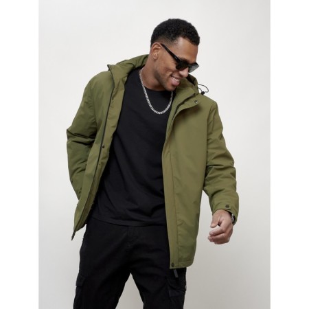 Male spring jacket, size 54, green color-9