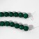 Beads on threads ball No. 8 "Malachite", 47 beads