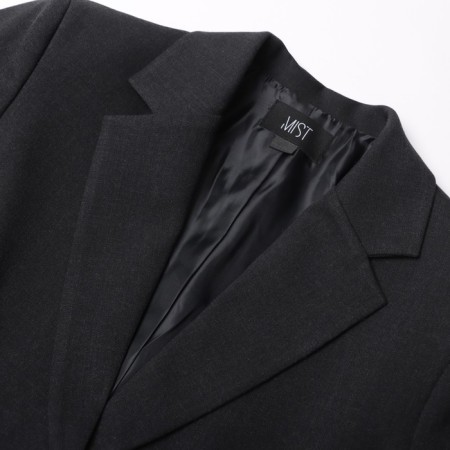 Women's jacket with buttons on the back of Mist, R.S-M, Black-9