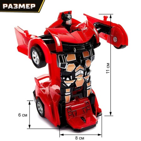 Inertial “sports car” robot, transforms automatically, mix-2