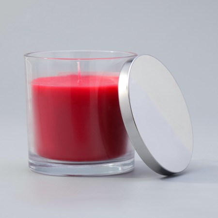 Aromatic giant in a glass "Cherry Flowering", soy wax, 10x10 cm-1
