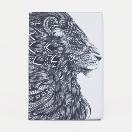 Passport cover, gray color