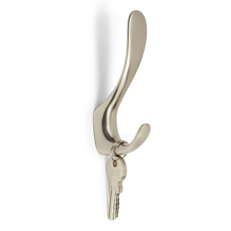 Furniture hook Cappio Note, two -rod, matte nickel-4