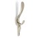 Furniture hook Cappio Note, two -rod, matte nickel
