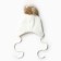 Hat for girls, milk color, size 46-50