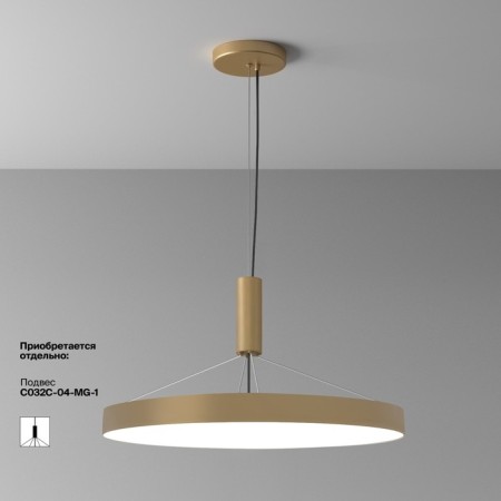 Technical C032CL-90W4K-RD-MG Zon, 600x600x60 mm, LED, 90W, 6770LM, 4000K, Matermic Golden Light.-8