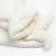Women's terry terry minku with ears, white color, size 36-39 (23-25 ​​cm)