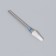 Ceramic milling cutter for manicure “Cones Rounded”, average cut, 6 × 14 mm, in a plastic case, white color