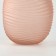 Vase for flowers "aura" made of beige glass 25 × 20 × 20 cm