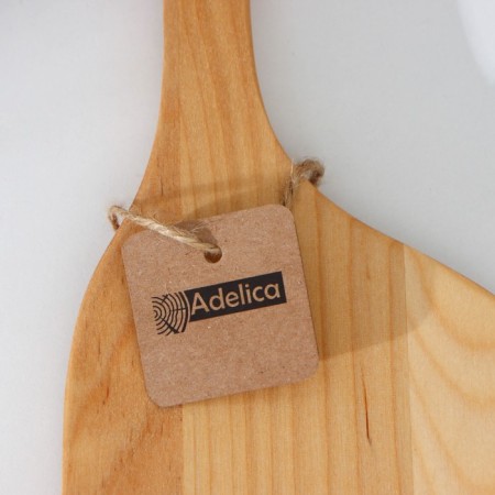 Defense board ADELICA, 30 × 10 × 1.8 cm, with a nameplate, saturated with mineral oil, birch, in a gift box-4