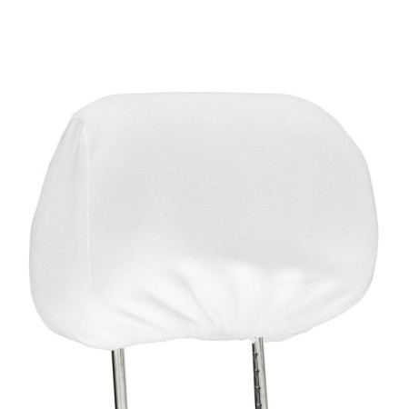 Czeks on the headrest, white, set 2 pcs