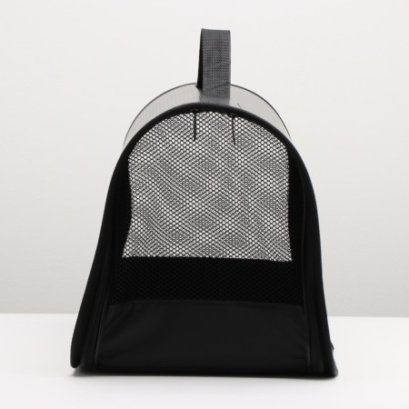 Bag - Frame Animal Carriage, 45 x 25 x 30 cm Black with animals-3