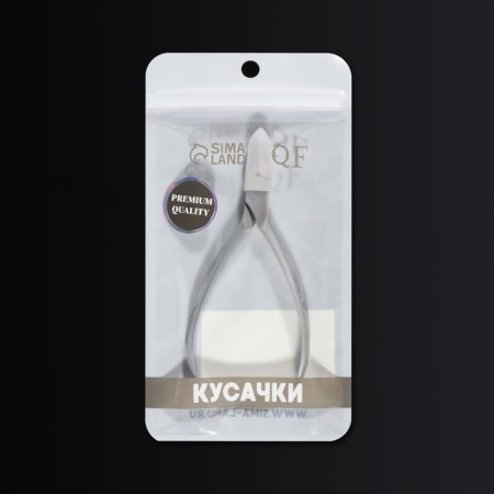 Pedicure nippers "Premium satin", hidden spring, 10.9 cm, blade length - 16 mm, silver color-9