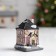 LED figure "House" 5 × 4 × 4 cm, ceramics, batteries AG13x2, glow warm white