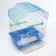 Figure cage, 30 x 23 x 39 cm, blue