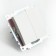 2-clavy switch (mechanism), 250V, 10A, Stekker series Katrin, GLS10-7107-01, white