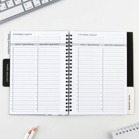 Planing with dividers "Expressor", soft cover, A5 format, 50 sheets-7