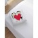 Pillowess decorative “Love for two”, with a zipper, size 45x45 cm