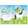 A set of finger coloring, 4 pcs. 16 pp., A5, blue tractor