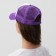 Baseball cap with minaku grid, color violet/white, rr 56-58