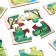 A set of curly puzzles from wood "who lives where"