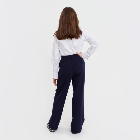 Pants for Minaku girl, blue, height 122 cm-2