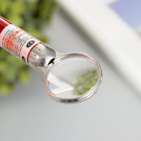 Polar laser magnifier 2.5 cm 3 modes flashes, shines, laser LR44x3 pcs "red" 1.5x2.8x10 cm 10473-3