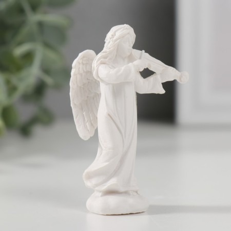Souvenir Polystone "Guardian angel with violin" 6.2x2.5x3.5 cm-1