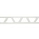 The internal layout for tiles is 7-8mm 2.5m "Ideal" white