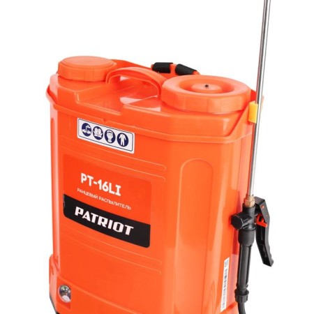 Range battery Patriot PT-16LI, 12 V, 8 Ah, Li-Ion, 16 l, 5 l/min-7