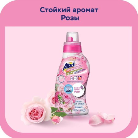 ATTACK New Beads “Rose”, gel, universal, with air conditioning, 780 ml-2