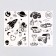 Set "Children's Tattoos", glow in the dark, 2 sheets