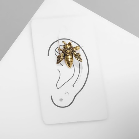 Earring "Kaff" Firefly, color black gold-3