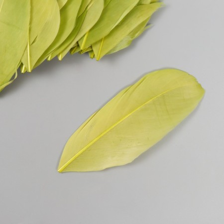 Decorative goose "Green" in the shape of a sheet set 40 pcs h = 5-7 cm-1